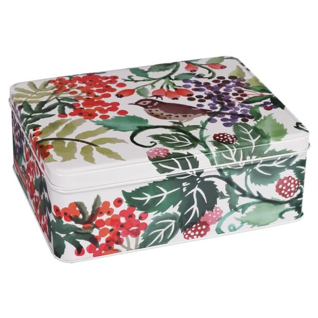 Emma Bridgewater Birds In Hedgerow Deep Rectangular Tin