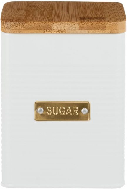 Typhoon Typhoon Otto Square White Sugar Storage Tin