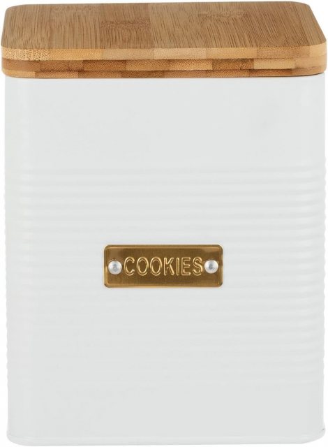 Typhoon Typhoon Otto Square White Cookie Storage Tin