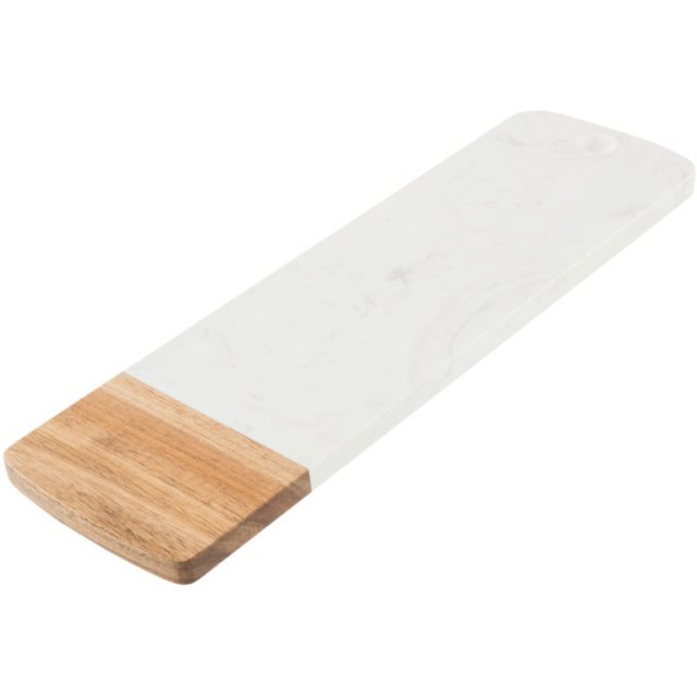 The Kitchen Pantry Rectangular Marble Serving Board