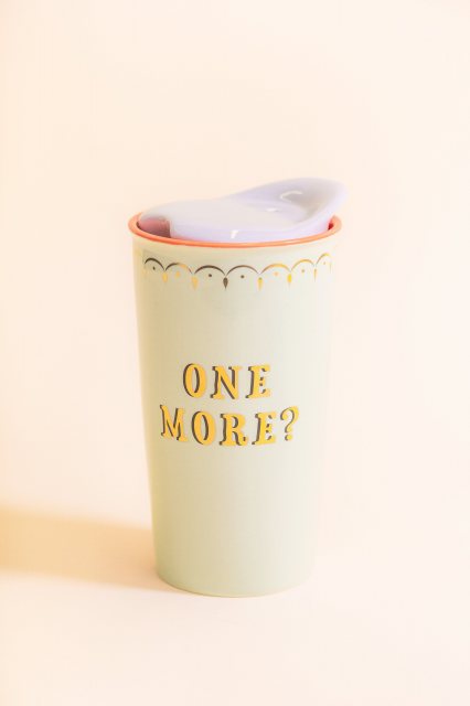 Yvonne Ellen One More? Ceramic Travel Mug