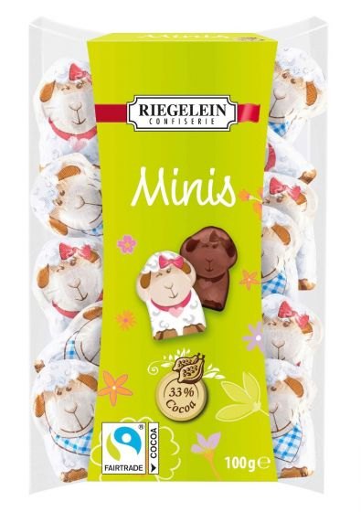 Foiled Milk Chocolate Lambs Pack 100g