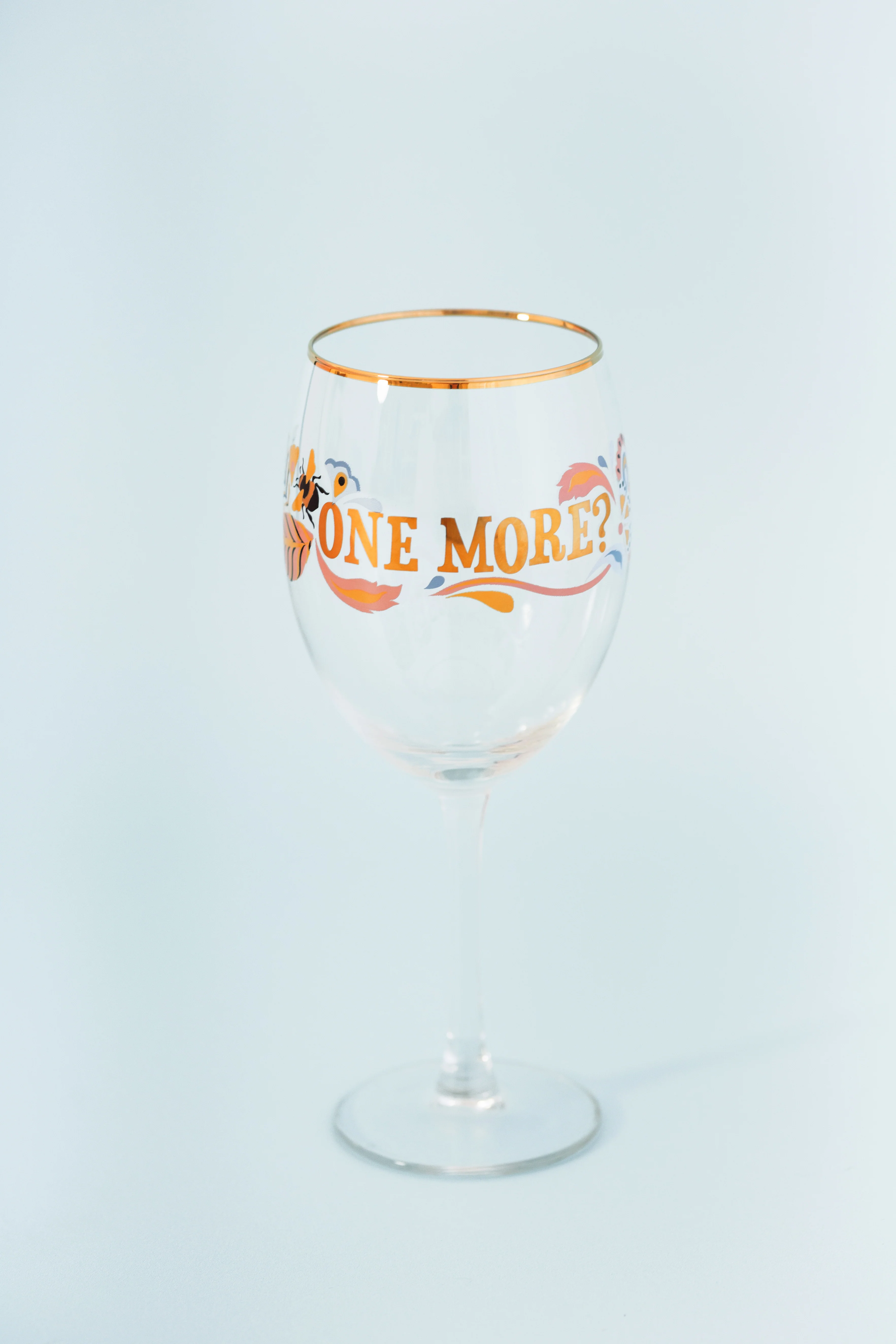 Yvonne Ellen Slogan Wine Glass