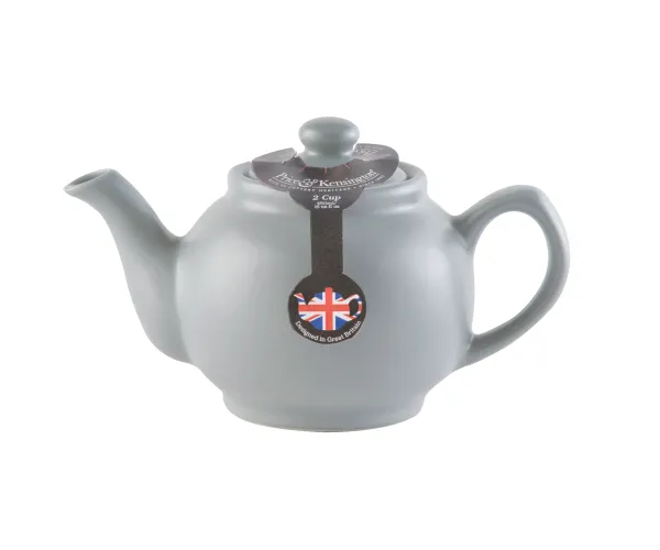 Matt Grey 2cup Teapot