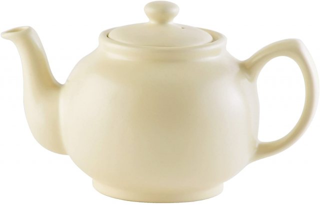Matt Cream 2 Cup Teapot