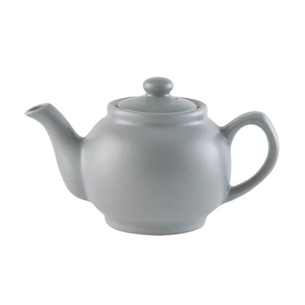 Matt Grey 6 Cup Teapot