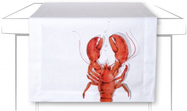 IHR Lobster Coral Table Runner