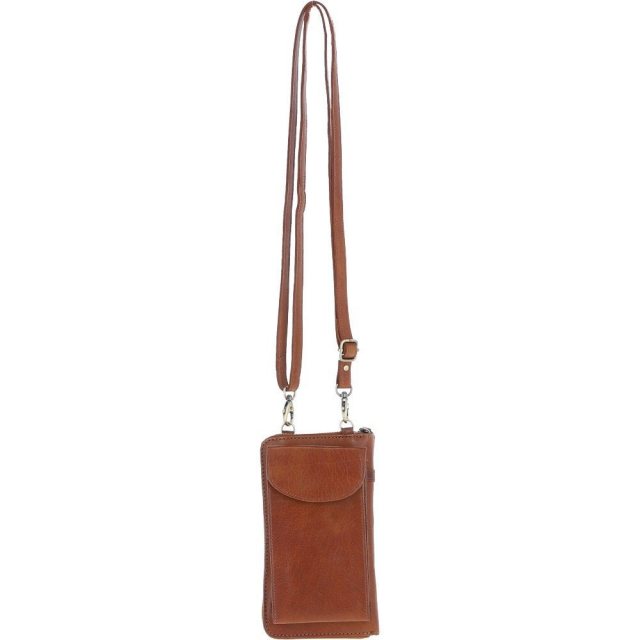 Ashwood Ladies Leather Phonebag/Purse Honey