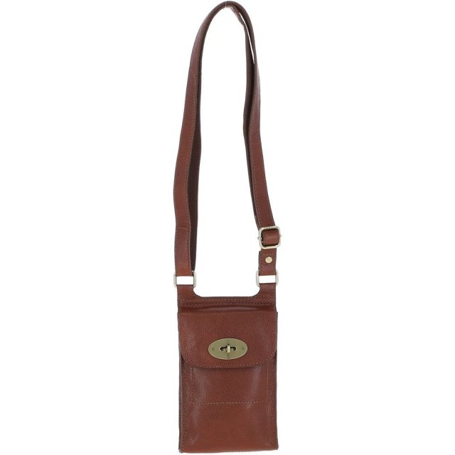 Ashwood Leather Crossbody Smart Phone Bag - Cognac