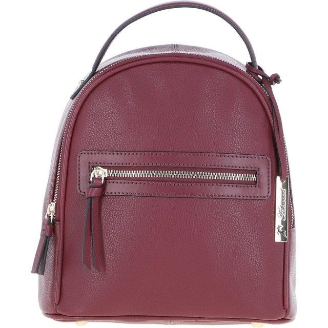 Ashwood Small Leather Backpack - Wine