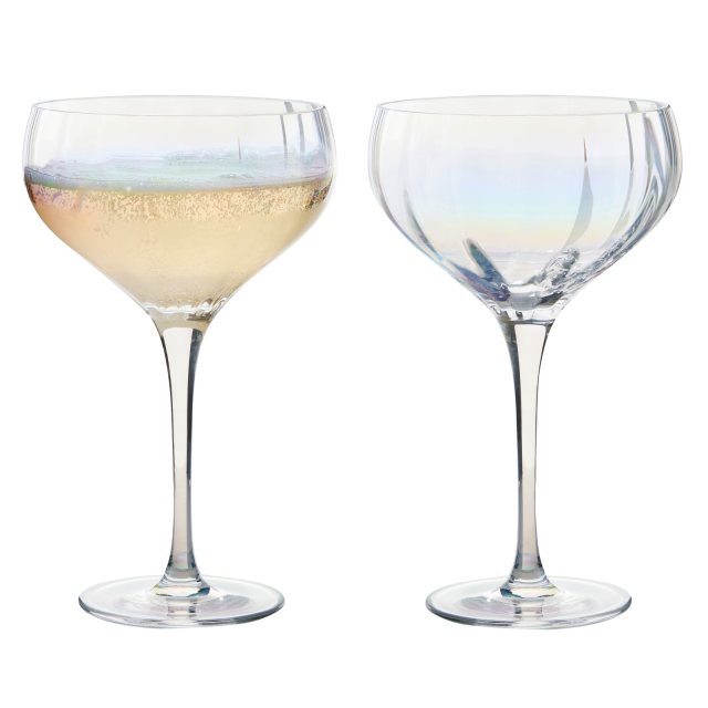 Anton Studio Designs Palazzo Champagne Saucers Set of 2