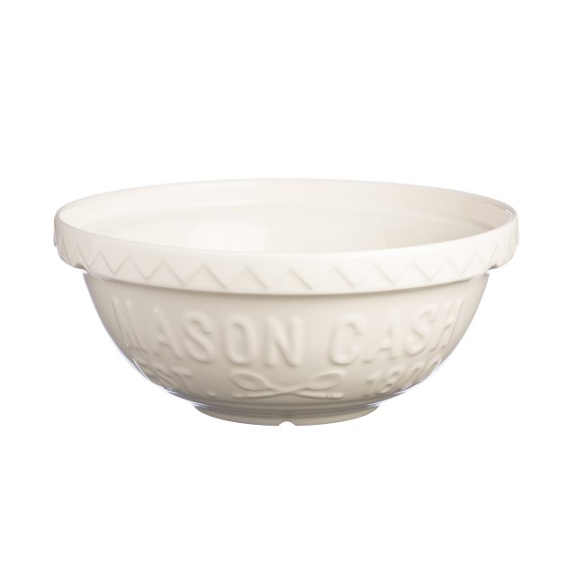 Mason Cash D/C   Varsity 26cm Cream Mixing Bowl