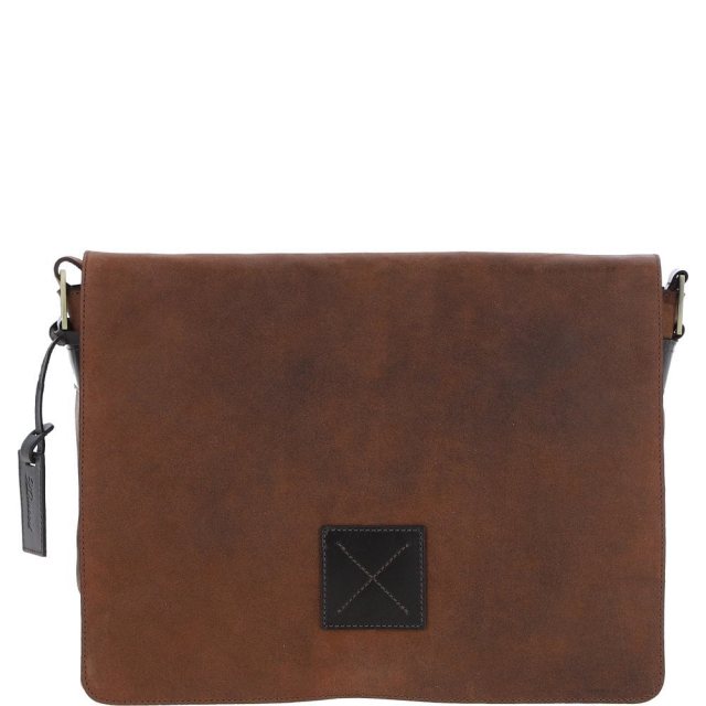 Ashwood Leather Peter Messenger Bag Oily Brown At Portmeirion Online Portmeirion Online