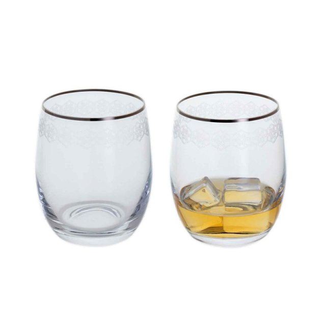 Dartington Crystal Gatsby Tumbler Pair