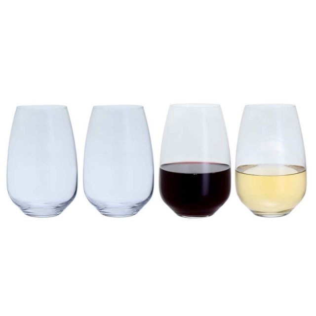 Dartington Crystal Cheers! Stemless Wine Set of 4