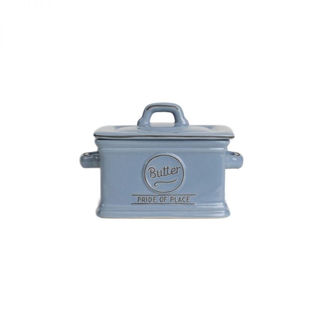 T&G Pride Of Place Butter Dish Blue