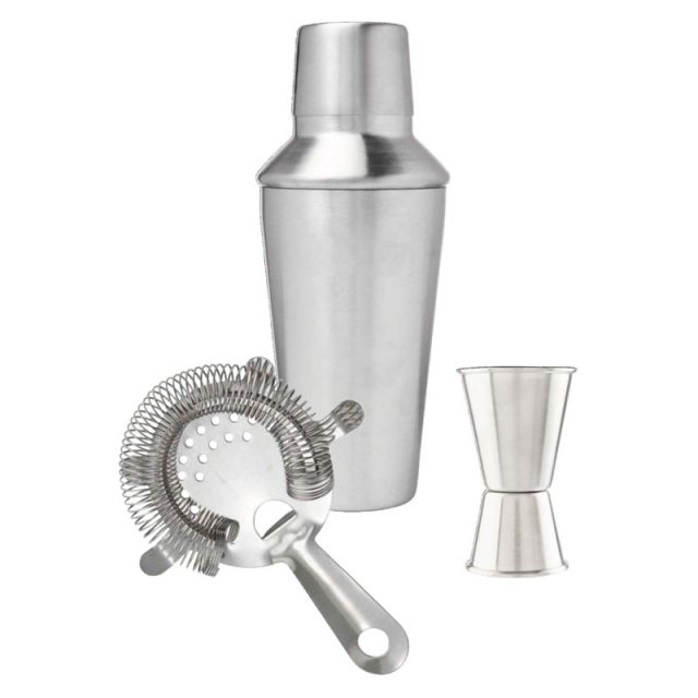 Dalton & Turner 3 Piece Stainless Steel Cocktail Set