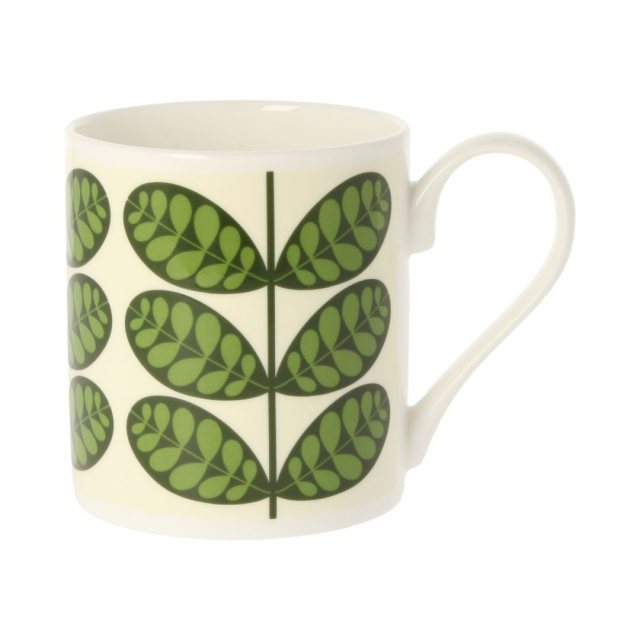 Orla Kiely Orla Kiely Striped Flower Yellow Mug 300ml