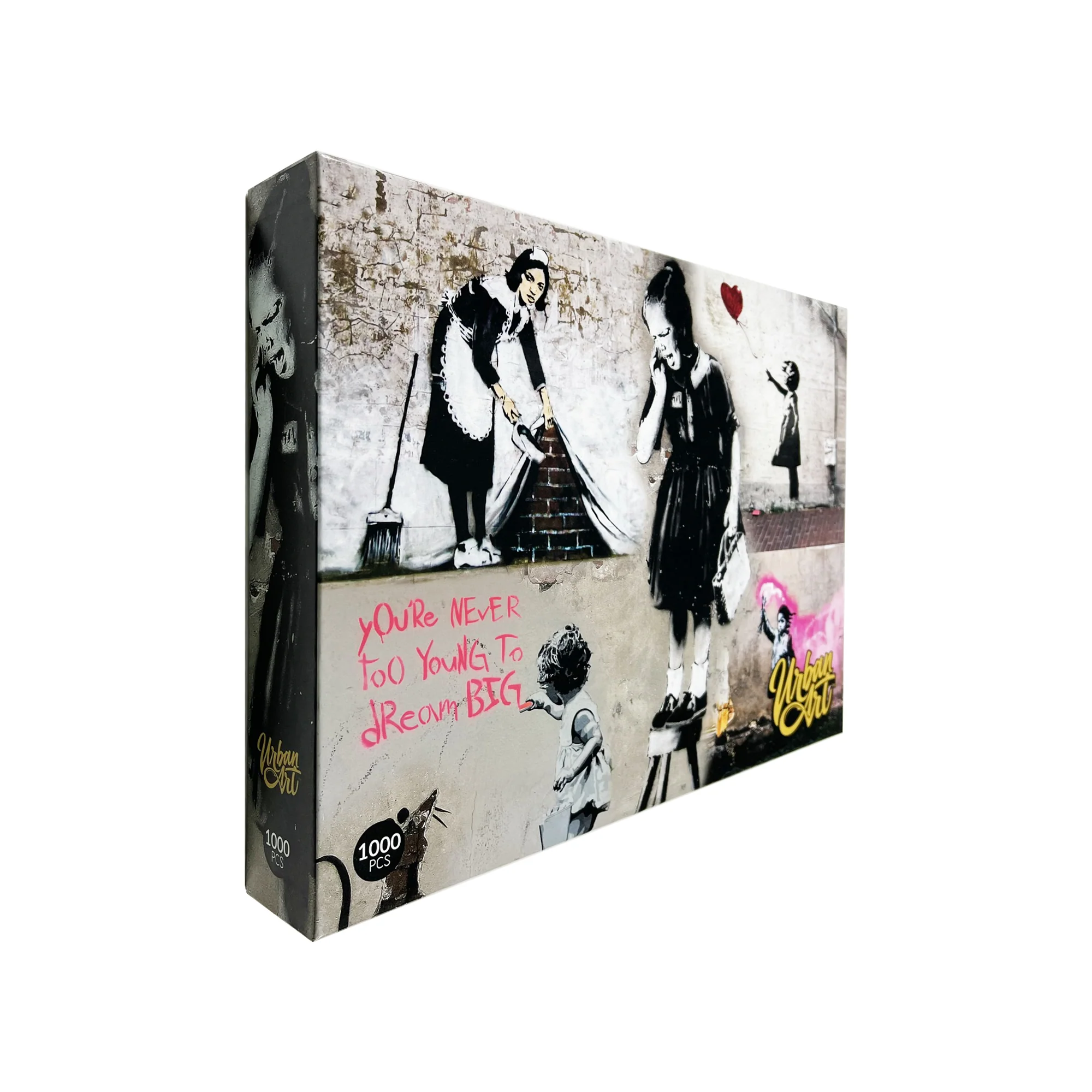 University Games Banksy Girl On A Stool – Puzzle 1000 Pezzi Arte Urbana, U08572
