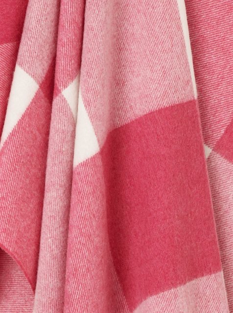 Portmeirion Angel Merino Wool Throw - Cerise