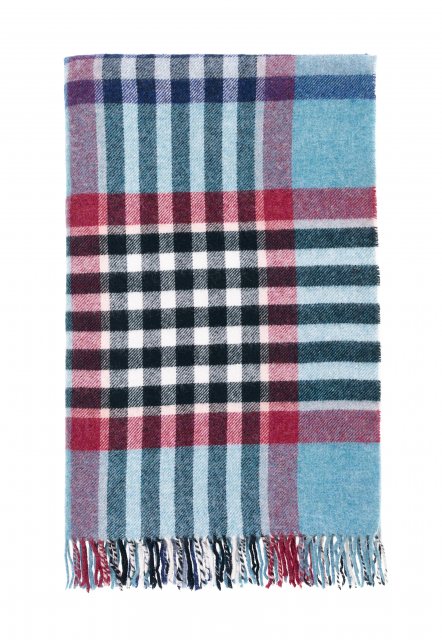 Portmeirion Mermaid Shetland Wool Throw - Teal