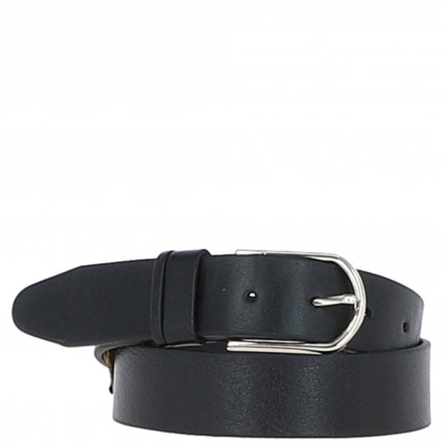 Ashwood Leather Ladies Leather Belt 3.5cm Black