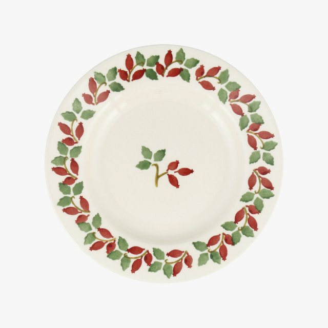 Emma Bridgewater Folk Rosehip 8 1/2 Inch Plate