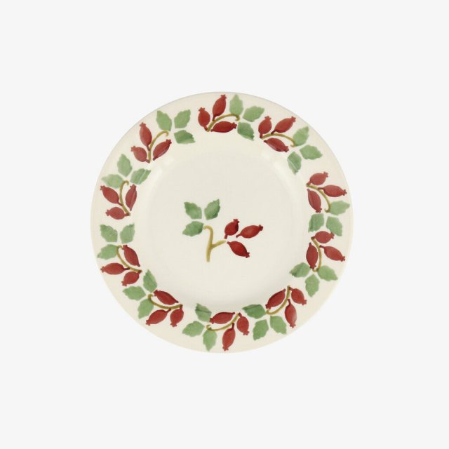 Emma Bridgewater Folk Rosehip 6 1/2 Inch Plate