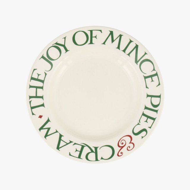 Emma Bridgewater Christmas Toast Marmalade Joy of Mince Pies 8 1/2 Inch Plate
