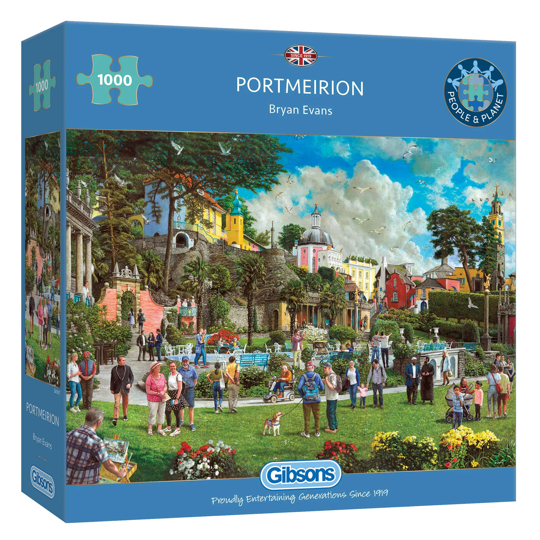 Portmeirion 1000 Piece Jigsaw Puzzle By Bryan Evans