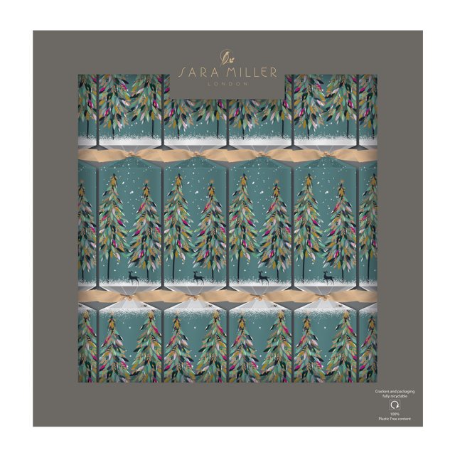 Sara Miller Teal Forest Crackers