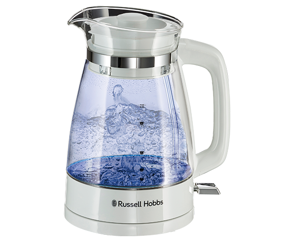 Russell Hobbs Classic Glass Kettle - White