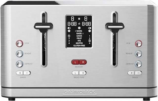 Gastroback Design Digital Toaster 4 Slice
