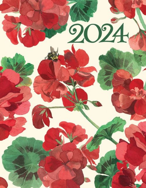 Emma Bridgewater Geraniums A5 Deluxe Diary 2024