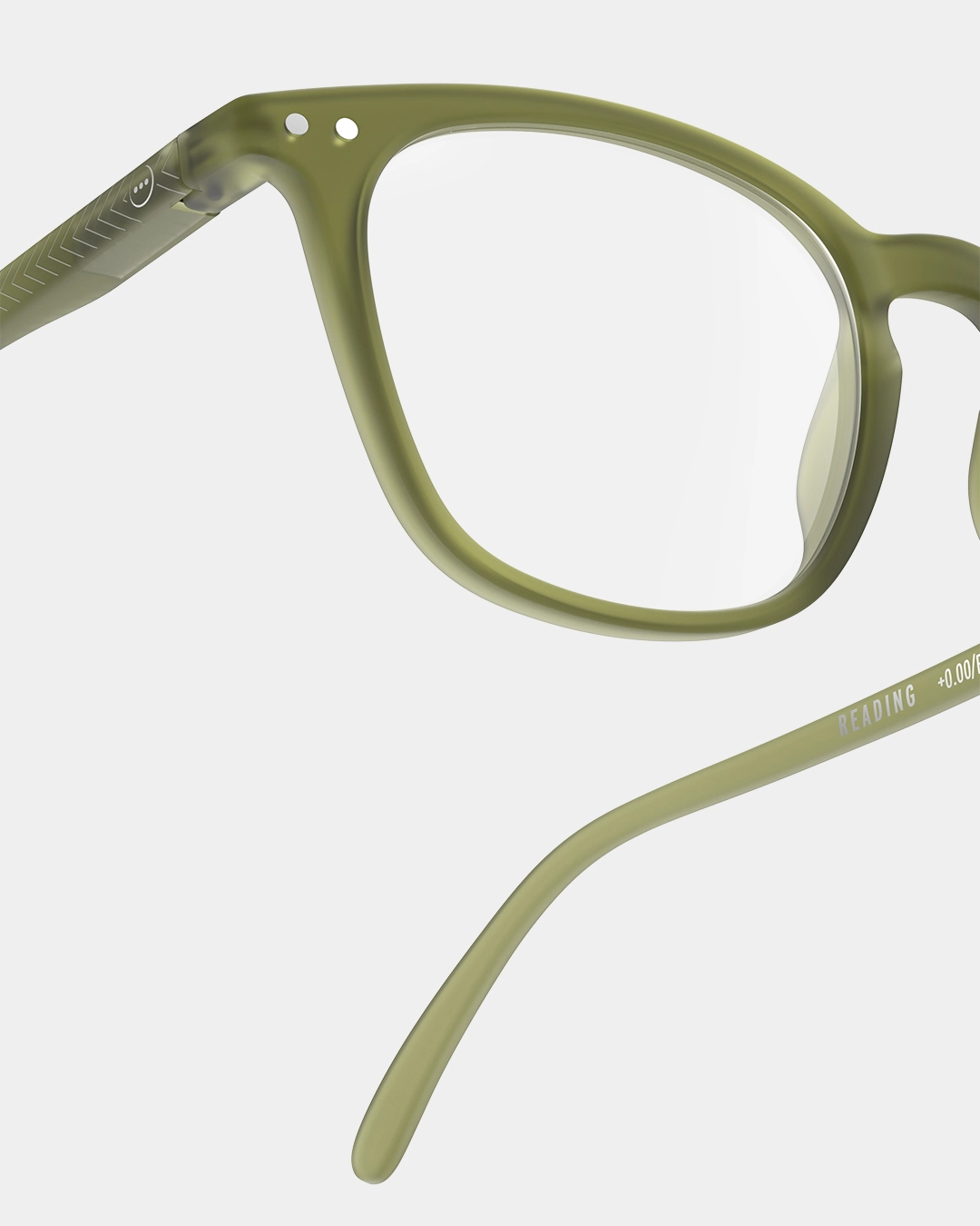 IZIPIZI Lesebrille D Kaki Grün +1 Dioptrie – Leichte Alltagsbrille