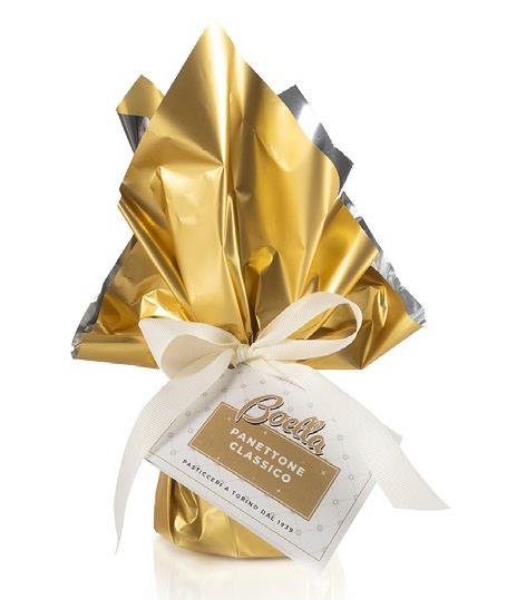 Boella & Sorrisi Baby Panettone In Gold Wrapping 100g