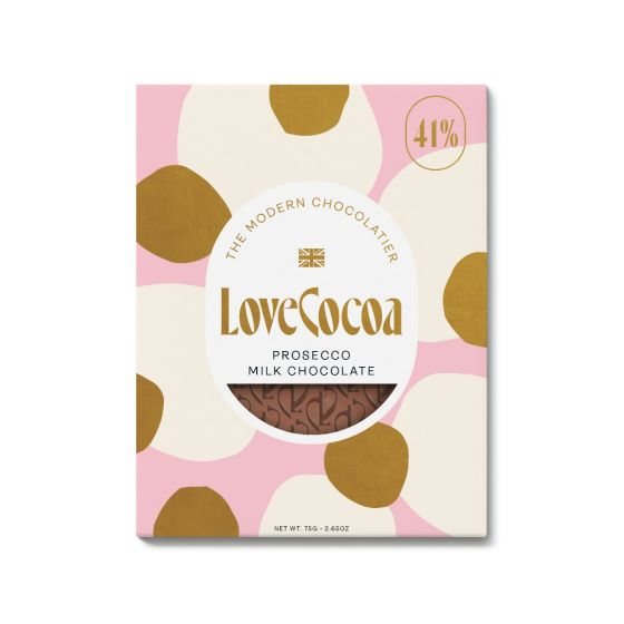Love Cocoa Prosecco Milk Chocolate 75g