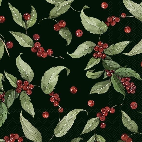 IHR Napkins Leander Dark Green