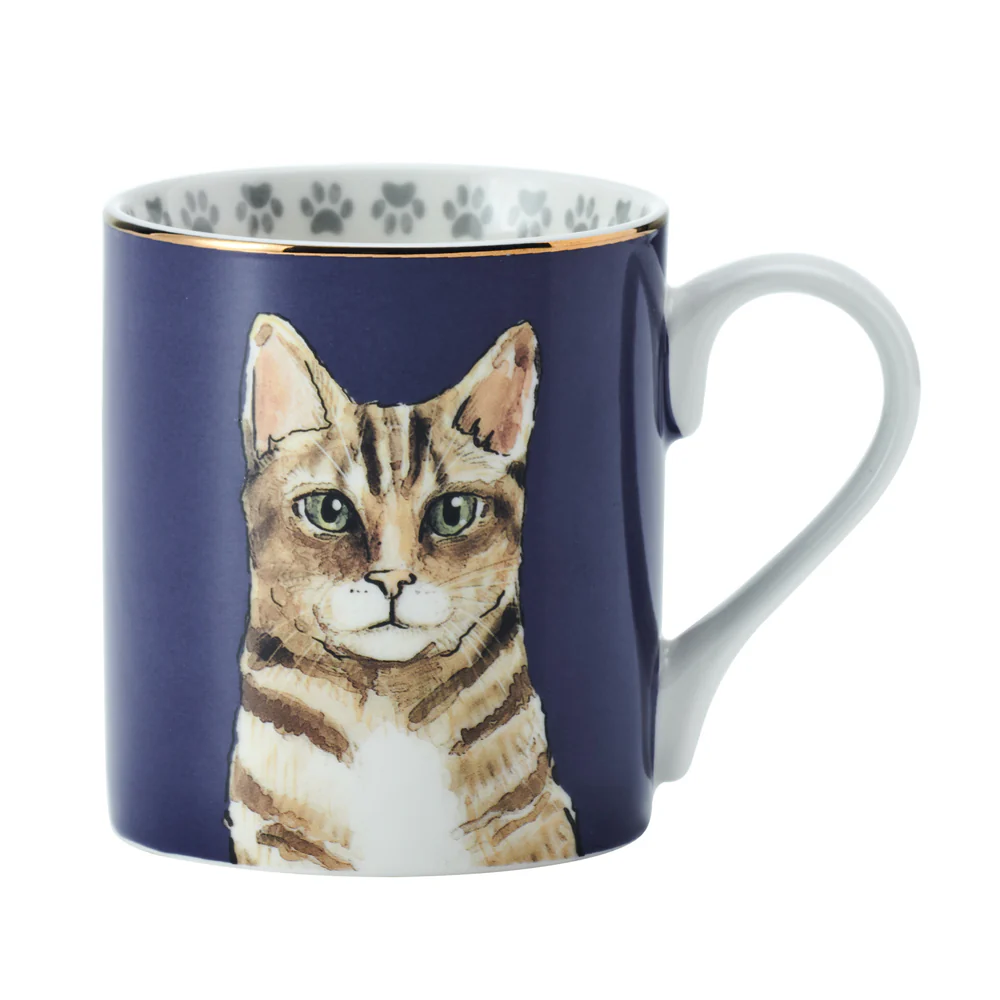 Mikasa Cat Straight-Sided Porcelain Mug 280ml