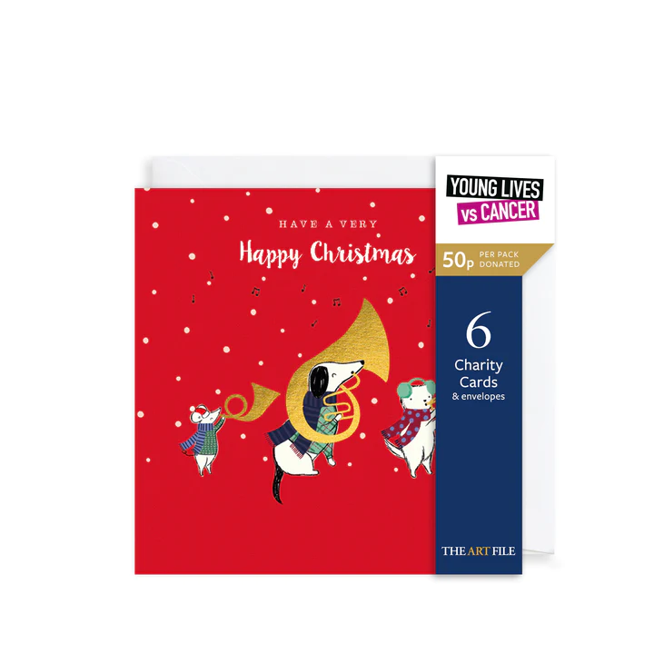 Frank & Friends Christmas Charity Cards - 6 Pack