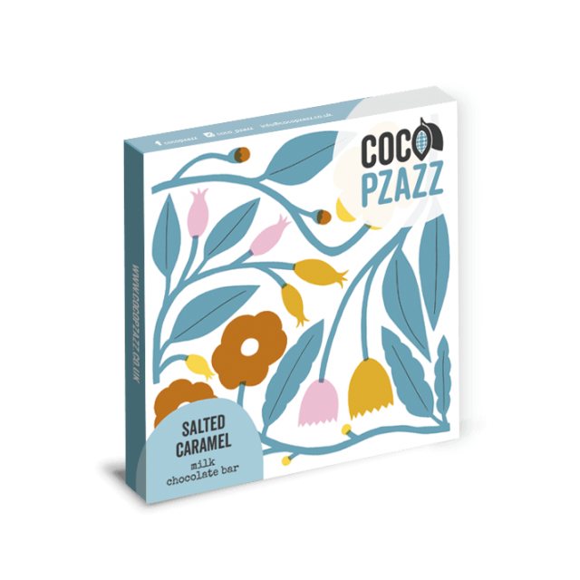 Coco Pzazz x Nina Di Ujdi Salted Caramel Milk Chocolate Bar 80g