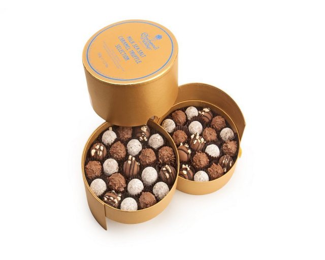 Charbonnel et Walker Gold Milk Sea Salt Caramel Truffle Selection Gift Box 580g