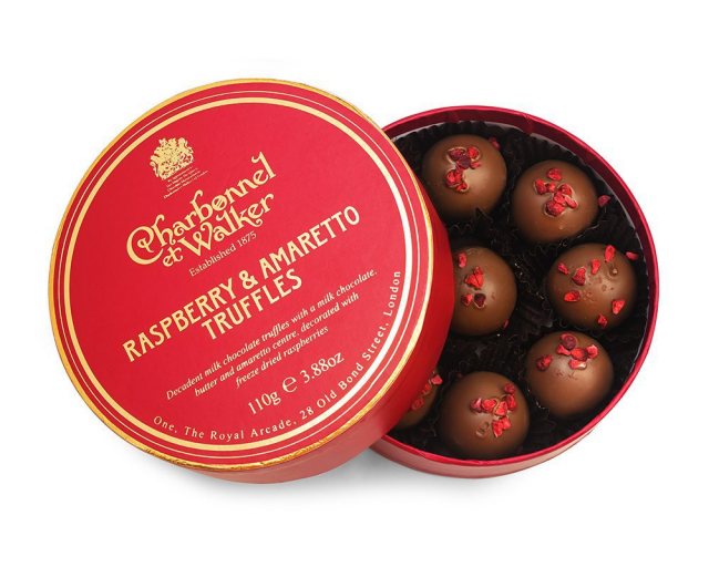 Charbonnel et Walker Raspberry & Amaretto Truffles 110g