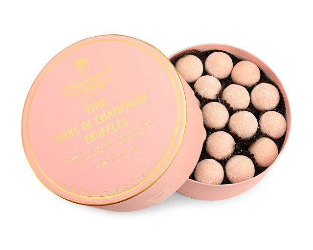 Charbonnel et Walker Luxury Pink Marc de Champagne Truffles 650g