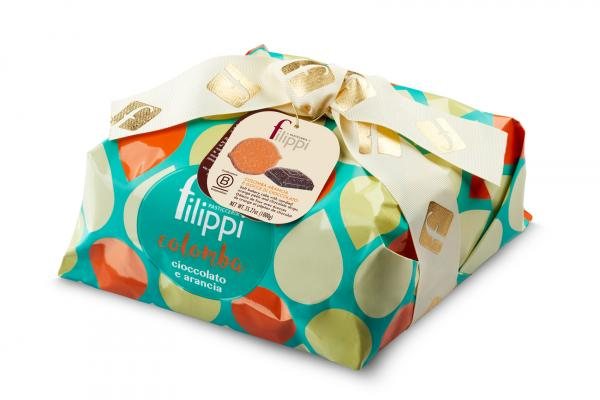 Filippi Colomba al Cioccolato e Arancia With Chocolate & Candied Orange Peel 750g