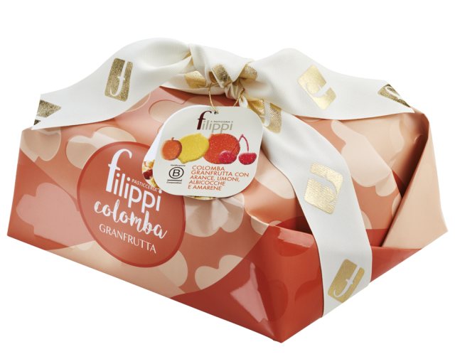 Filippi Colomba Gran Frutta With Candied Orange, Lemon, Apricot & Cherry 750g