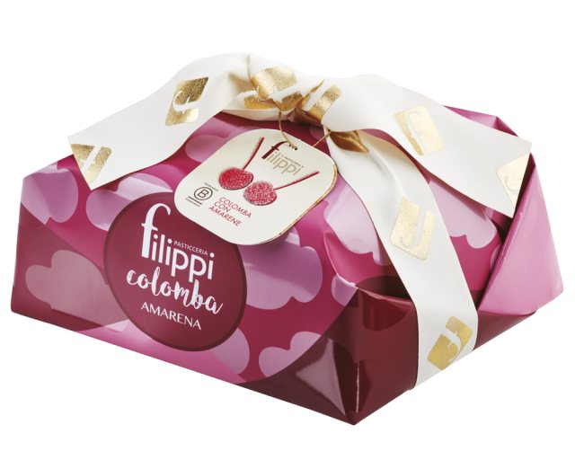 Filippi Colomba all Amarena With Candied Black Cherries 750g
