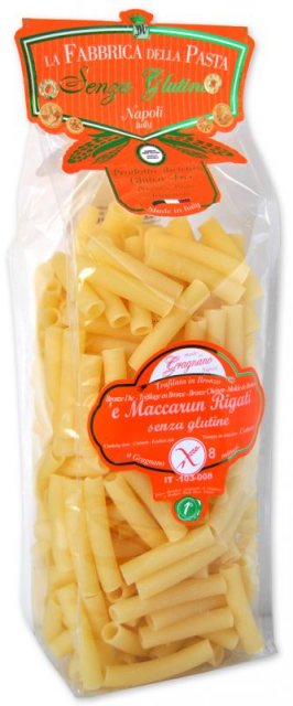 La Fabbrica della Pasta di Gragnano Maccarun Maccheroni Rigati Gluten Free 500g