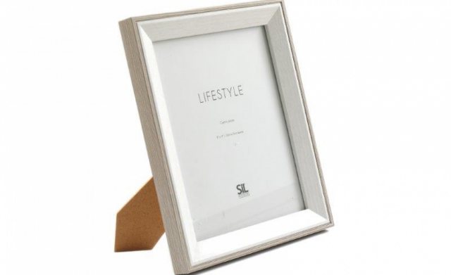 Antique White Photo Frame