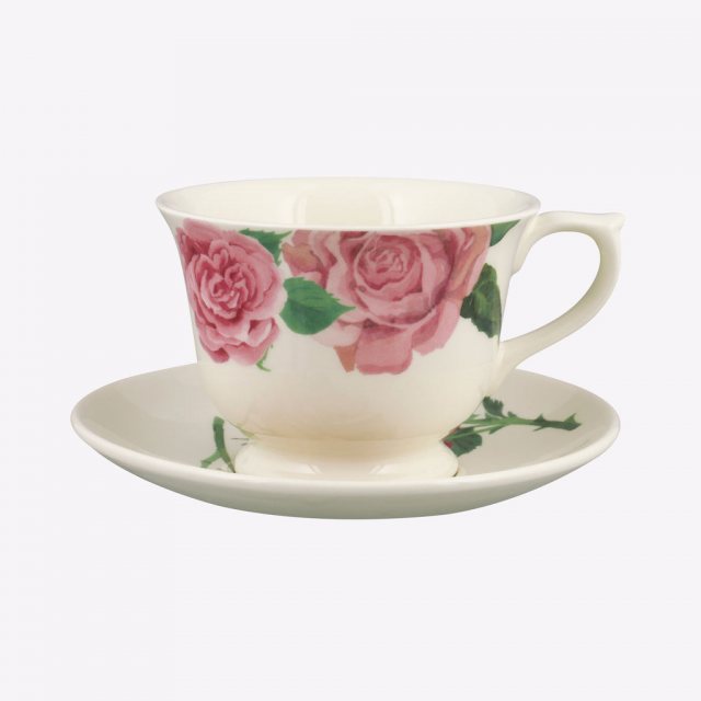 Emma Bridgewater Roses Large Tea Cup & Saucer